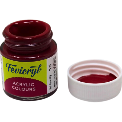 Fevicryl Acrylic Colour Maroon 15ml image