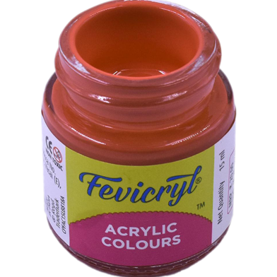 Fevicryl Acrylic Colour Orange 15ml image