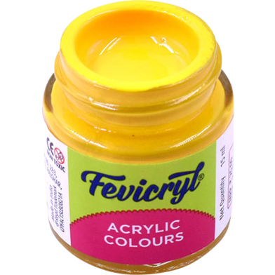 Fevicryl Acrylic and Fabric Colour, 10 ml - GOLD 5 Pcs Combo image
