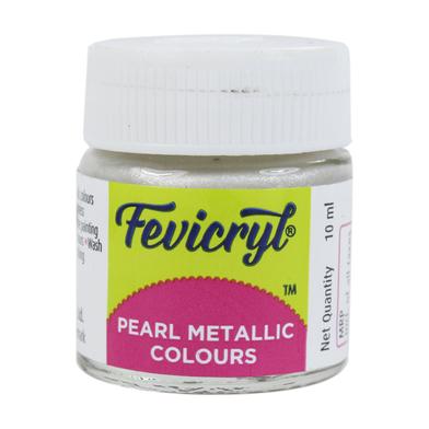 Fevicryl Pearl Metallic Silver 10ml image
