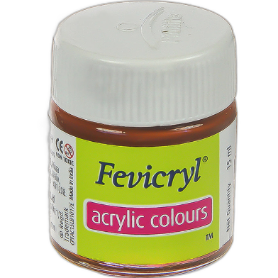 Fevicryl Students Fabric Colour Burnt Sienna 15ml image