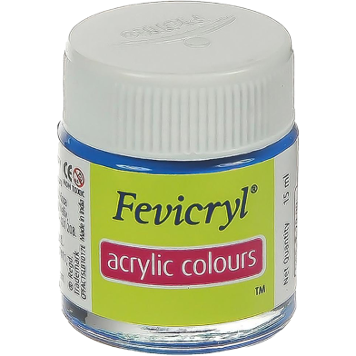 Fevicryl Students Fabric Colour Cerulean Blue 15ml image