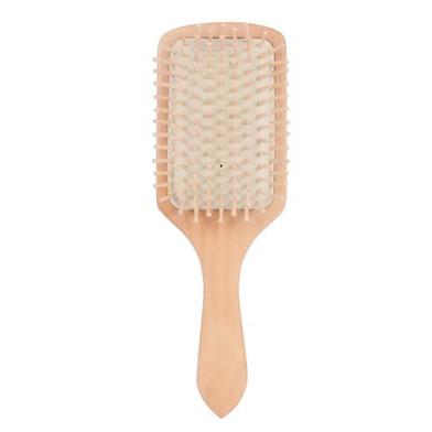 Fexja Premium Fashion Paddle Cushion Wooden Hair Brush / Comb - 1pcs image