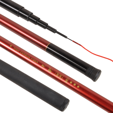 Fiberglass Stream Rod Super Hard Light Strong Hand Fishing Rod image