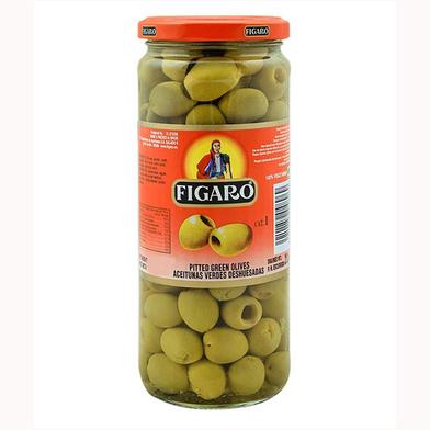 Figaro Pitted Green Olive Jar 340gm ( Spain) image