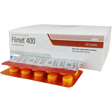 Filmet 400 mg - 10's Strip Tablet image