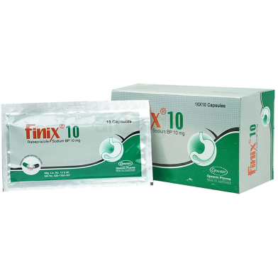 Finix 10 mg 10's Strip Capsule image