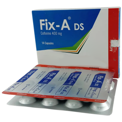 Fix A DS 400mg Capsule 7's Strip image