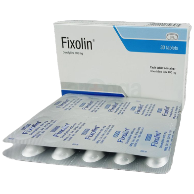 Fixolin400 mg 10's Strip Tablet image