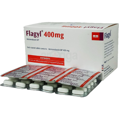 Flagyl 400 mg - 10's Strip Tablet image