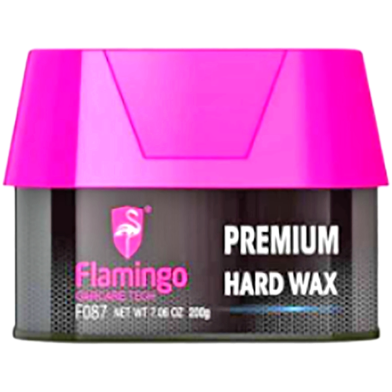 Flamingo Premium Hard Wax -200gm image