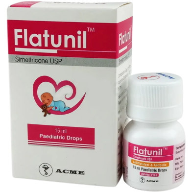 Flatunil Sixty Seven Mg Per Ml Pediatric Drops Fifteen ml Drop image
