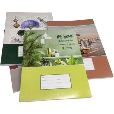 Floral Binding Khata (Margin) - 200 Pages(Any Design) image