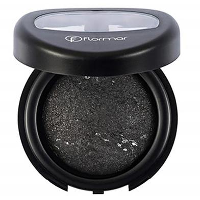 Flormar Diamonds Baked Eye Shadow D02 Black Glitters image