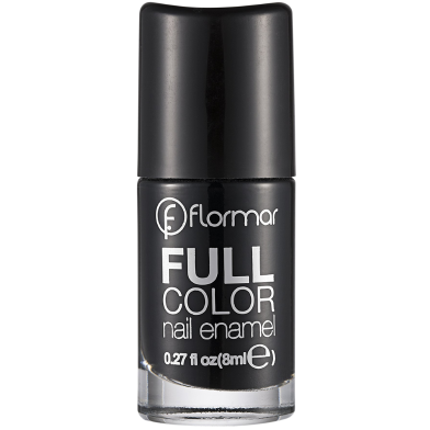 Flormar Full Color Nail Enamel FC32 Victory of Black image