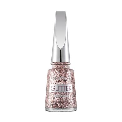 Flormar Glitter Nail Enamel GL02 Pink Silver image