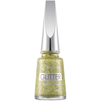 Flormar Glitter Nail Enamel GL04 Gold Rush image
