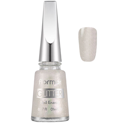 Flormar Glitter Nail Enamel GL26 Snow Globe image