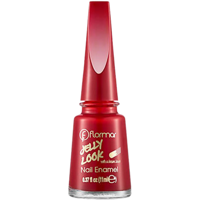 Flormar Jelly Look Nail Enamel JL23 Stunning Red image