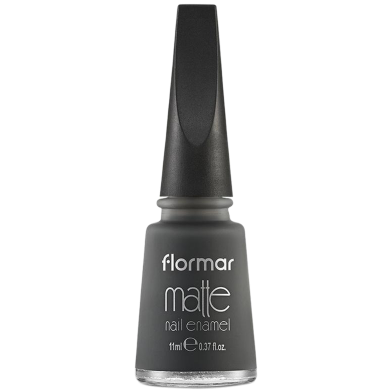 Flormar Matte Nail Enamel M03 Elegant Grey image