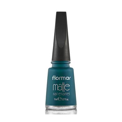 Flormar Matte Nail Enamel M06 Elegant Green image