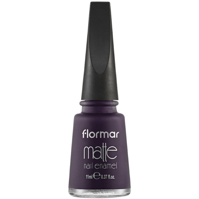 Flormar Matte Nail Enamel M11 Pure Purple image