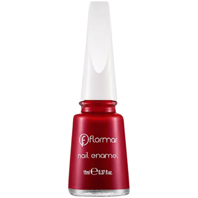 Flormar Nail Enamel Maxi Brush 128 Bordeaux Scream image
