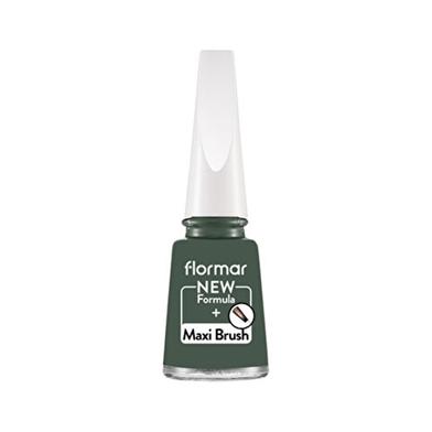 Flormar Nail Enamel Maxi Brush 453 Khaki Green image