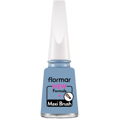 Flormar Nail Enamel Maxi Brush 494 Ash Blue image