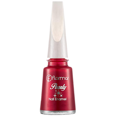 Flormar Pearly Nail Enamel PL074 Red Attraction image