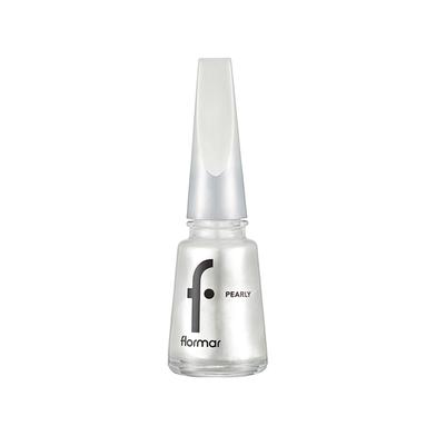 Flormar Pearly Nail Enamel PL201 Luxury White image