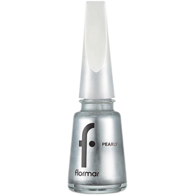 Flormar Pearly Nail Enamel PL390 Stylish Silver image