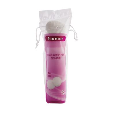 Flormar Round Cotton Pads for Facial image