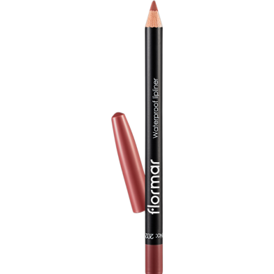 Flormar Waterproof Lipliner 202 Soft Pink Brown image