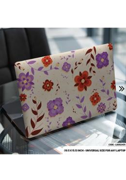 DDecorator Flower Pattern Floral Design Laptop Sticker image