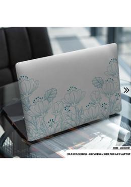 DDecorator Flower Pattern Floral Design Laptop Sticker image