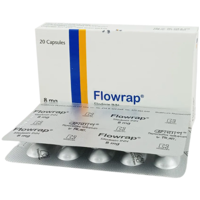 Flowrap 8 mg Capsule – 10's Strip image