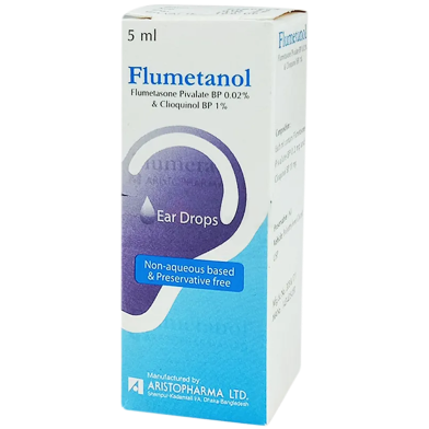 Flumetanol 1 Percent 0.02 Percent Ear Drop 5ml Drop image
