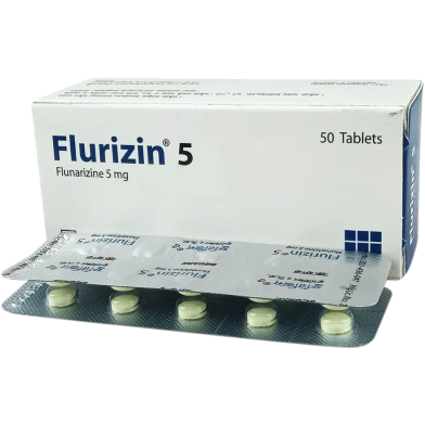 Flurizin 5mg Tablet 10's Strip image