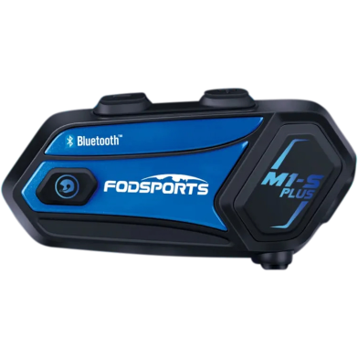 Fodsports M1-S Plus Helmet Intercom Motorcycle Helmet Bluetooth 5.0 Communicator 8 Riders 2000M With FM Radio Music Sharing Function image