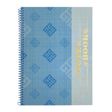 Hearts Foiled Notebook Blue image