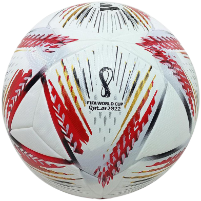 Football Qatar Special Club Ball Size 5 Red image