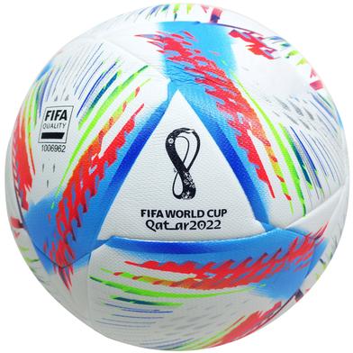 Football Qatar Special Club Ball Size 5 - Cyan image