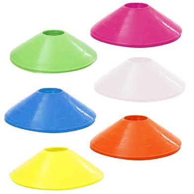 Football Training Obstacle Cones Marker Discs - 6 Pcs image