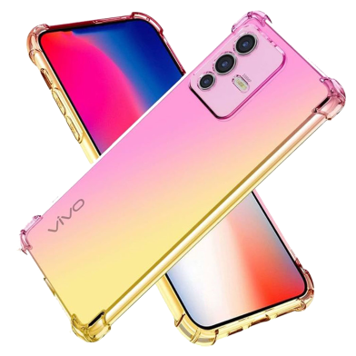 For Vivo V23 5G / Vivo S12 5G Transparent Clear Silicon Tup Back phone cover image