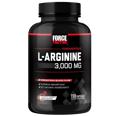 Force Factor L-arginine 3,000 Mg (600 Mg Per Capsule) - 150 Capsules -519784346 image