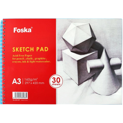 Foska A3 Hardcover Paper Sketch Pad Book image