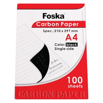Foska Carbon Paper Black A4 100 Sheets image