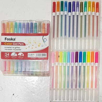 Foska Color Gel Pen 24pcs image