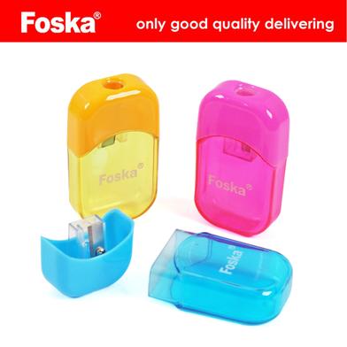 Foska Good Quality 1 Hole Plastic Pencil Sharpener-24pcs image